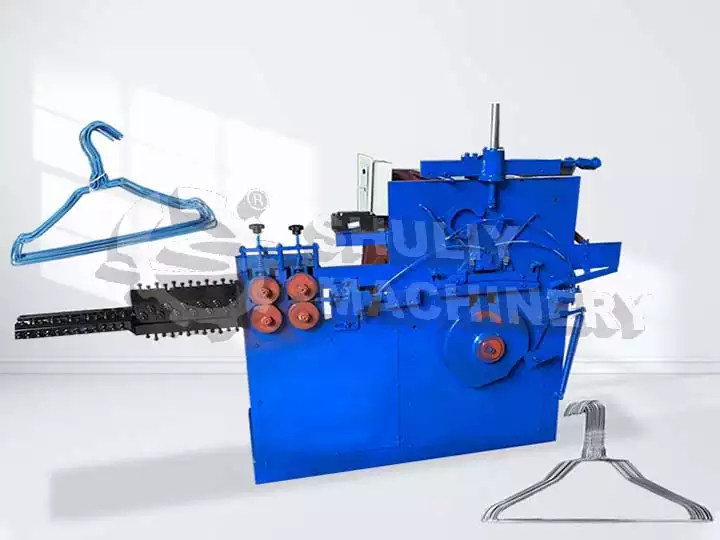 Galvanized wire hanger machine exported to Oman