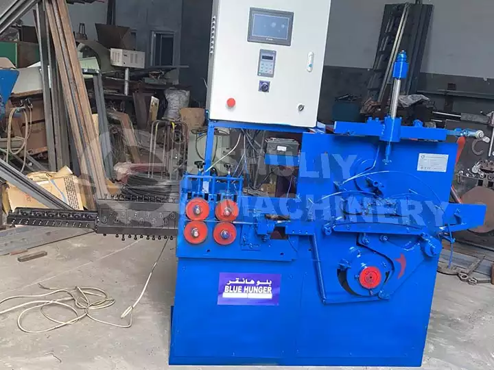 PVC-coated wire hanger machine