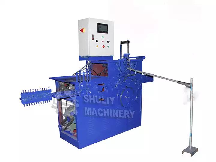 clothes hanger hook making machine