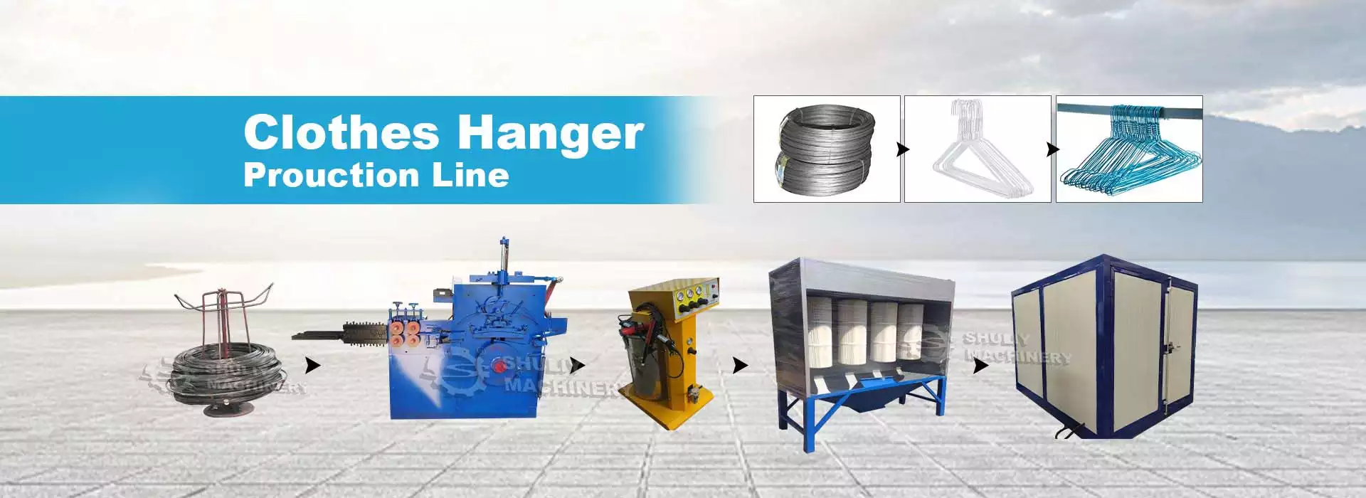 clothes hanger production line clothes hanger making machine