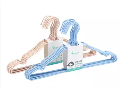 plastic-coated hangers