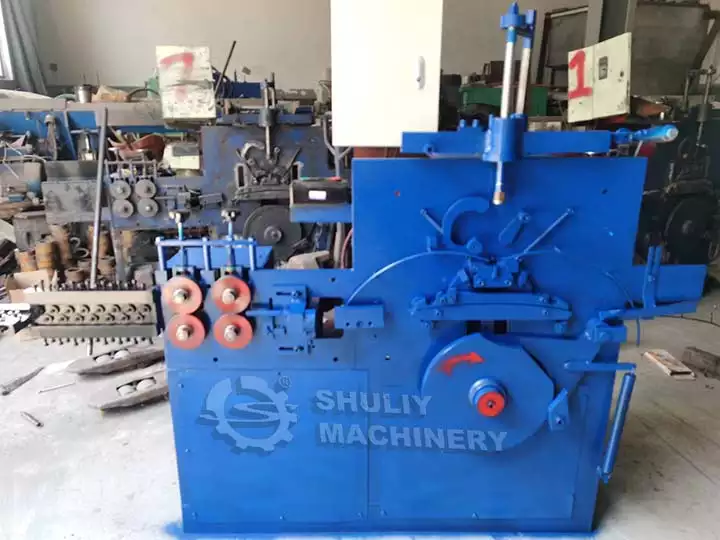 2 sets of galvanized wire hanger machine for sale to Algeria