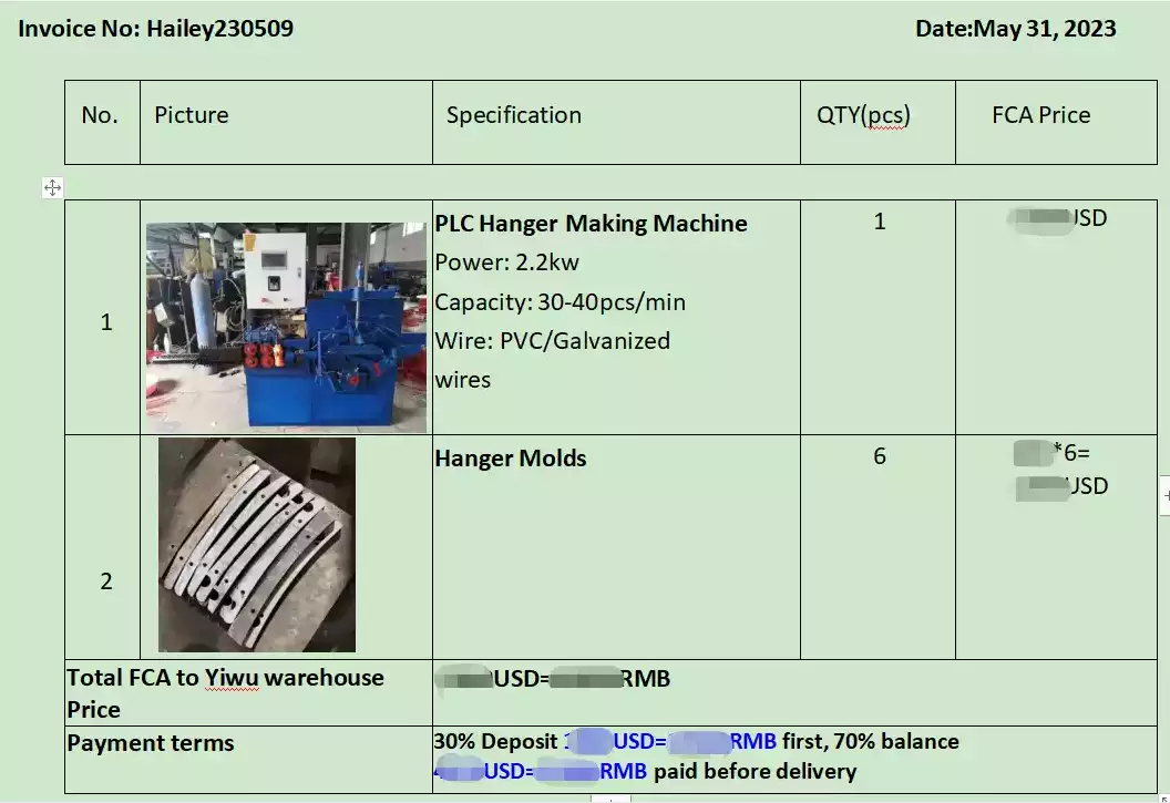 automatic hanger machine PI